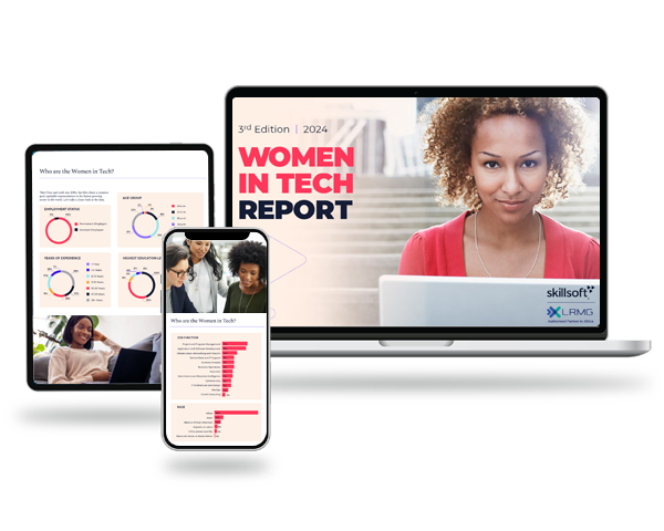 Skillsoft 2024 Women in Tech report Thumbnail